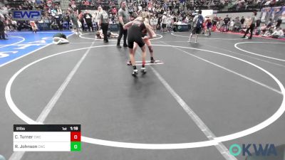 91 lbs Rr Rnd 2 - Charlie Turner, Cowboy Wrestling Club vs Reagan Johnson, Cowboy Wrestling Club