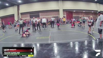 72 lbs Semis & 1st Wrestleback (8 Team) - Jacob Haslett, ARES vs Travon Cleveland, Carolina Hammer Squad