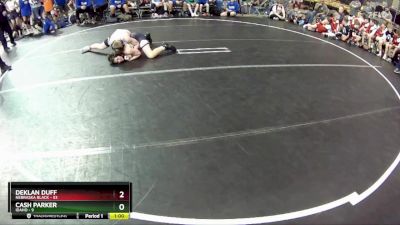 130 lbs Round 1 (6 Team) - Deklan Duff, Nebraska Black vs Cash Parker, Idaho