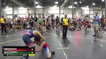 75 lbs Round 4 (6 Team) - Brady Ramirez, Steel Valley vs Thomas Block, Team Gotcha