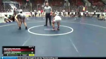 180 lbs Round 5 (6 Team) - Brayden Mirjavadi, Romeo WC vs Carson Hernandez, Southwest Arsenal