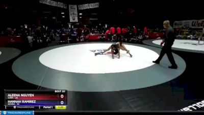 117 lbs Placement (12 Team) - Aleena Nguyen, SJWA vs Hannah Ramirez, SCVWA