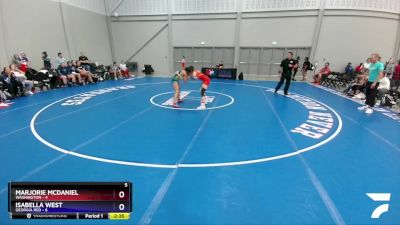 112 lbs Round 1 (8 Team) - Marjorie McDaniel, Washington vs Isabella West, Georgia Red
