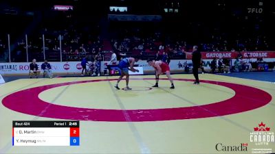 74kg Cons. Round 3 - Owen Martin, BMWC vs Yann Heymug, Montreal NTC / Montreal WC