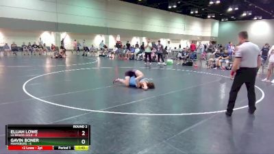 113 lbs Round 2 (16 Team) - Elijah Lowe, LG Braves Gold vs Gavin Boner, Miamisburg