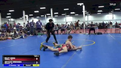 92 lbs Round 1 (4 Team) - Riley Keen, Virginia vs Bryson Drennen, Georgia