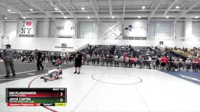 75 lbs Quarterfinal - Ian Plagianakos, Club Not Listed vs Jayce Carter, Malone Wrestling Club