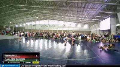 81-86 lbs Round 2 - Charlotte Zimmerer, Black Fox Wrestling Academy vs Skylar Soto, Arizona Girls Wrestling