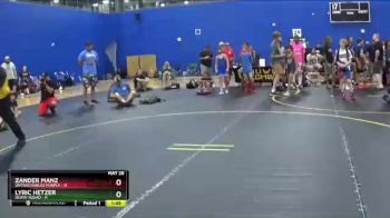 80 lbs Round 1 (4 Team) - Zander Manz, Untouchables Purple vs Lyric Hetzer, Death Squad