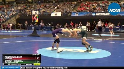 141 lbs Quarterfinal - Ronan Schuelke, McKendree vs Cayden Henschel, Wisconsin-Parkside