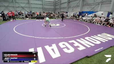 160 lbs Placement Matches (8 Team) - Kyler Knaack, Iowa vs Jimmy Mastny, Illinois