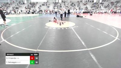 95 lbs Rr Rnd 2 - Dominick Frisenda, Felix Wrestling Academy vs Trey Salvaggio, What's Poppin?