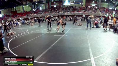 95 lbs Quarterfinal - Kinsey Methe, York Wrestling Club vs Charley Olson, The Best Wrestler