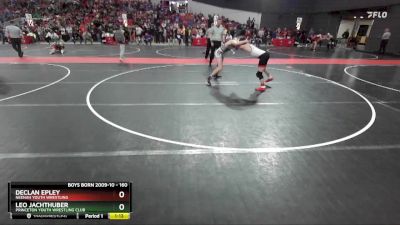 160 lbs Quarterfinal - Leo Jachthuber, Princeton Youth Wrestling Club vs Declan Epley, Neenah Youth Wrestling