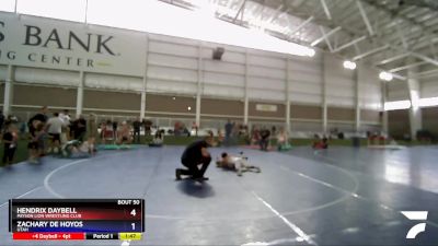 70 lbs Round 2 - Hendrix Daybell, Payson Lion Wrestling Club vs Zachary De Hoyos, Utah