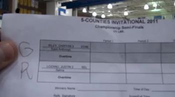 171 lbs semi-finals Dariyan Riley St Anthonys vs. Justin Lozano Selma