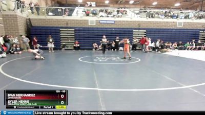 85 lbs Quarterfinal - Syler Henne, Middleton Wrestling Club vs Ivan Hernandez, 208 Badgers