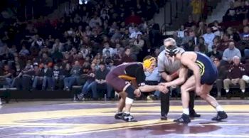 165 lbs match Mike Miller CMU vs. Dan Yates UM