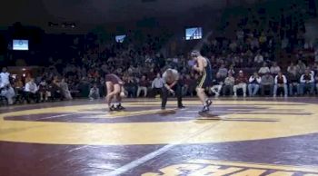 174 lbs match Ben Bennett CMU vs. Aaron Hynes UM