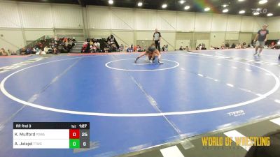 105 lbs Rr Rnd 3 - Kadin Mulford, POWA 14U vs Aiden Jalajel, Team Tulsa NDT