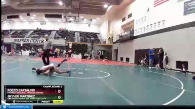 84 lbs Champ. Round 2 - Skyver Martinez, Vincennes Grapplers Wrestling Club vs Rocco Cartalino, Midwest Regional Training Center