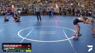 72 lbs Cons. Round 3 - Tyson Taylor, Shamrock vs Easton Porter (se 3/5), Anderson Youth Wrestling