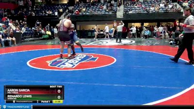 7A-285 lbs Cons. Round 2 - Aaron Garcia, Mill Creek vs Renardo Lewis, Wheeler