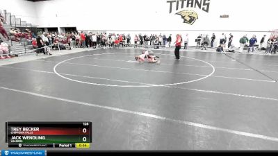 126 lbs Cons. Round 4 - Trey Becker, Chippewa Falls vs Jack Wendling, Valders