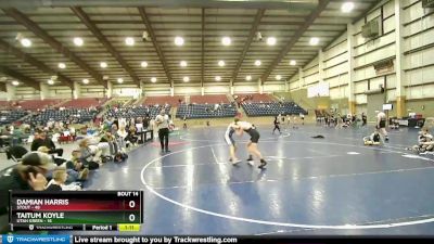 117 lbs Quarters & Wb (16 Team) - Taitum Koyle, Utah Green vs Damian Harris, Stout