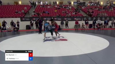 72 kg Rnd Of 16 - We Rachal, Illinois Regional Training Center/Illini WC vs Britton Holmes, Army (WCAP)