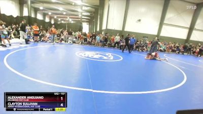 117 lbs Quarterfinal - Alexander Anguiano, Hillsboro Mat Club vs Clayton Sullivan, Askeo International Mat Club