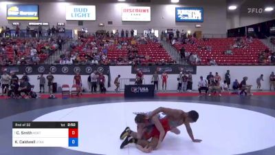 57 kg Rnd Of 32 - Caleb Smith, North Carolina vs Koy Caldwell, Utah