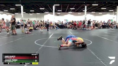 76 lbs Round 1 (4 Team) - Jake Kurtz, Team Smash vs Junior Perez, Mat Warriors