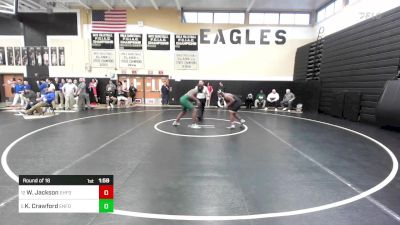 285 lbs Round Of 16 - Westley Jackson, East Hartford vs Keonta Crawford, Enfield