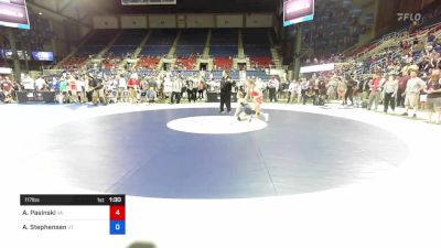 117 lbs Rnd Of 64 - Averyana Pasinski, Virginia vs Andi Stephensen, Utah