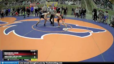 160 lbs Round 1 - Brandon Cook, Viper Wrestling vs Weston Lieuallen, Salem Elite Mat Club