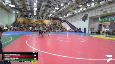 126 Boys Cons. Round 4 - Luke Menzimer, La Costa Canyon vs Omar Rodriguez, Madison