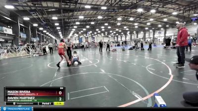 84 lbs Rd# 10- 4:00pm Saturday Final Pool - Davien Martinez, Aggression Legionaries vs Mason Rivera, Minnesota Funky Singlets