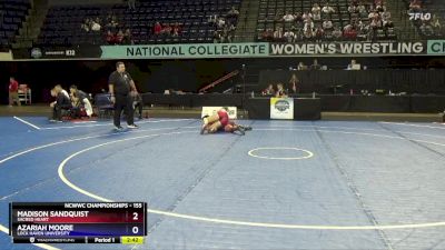 155 lbs Cons. Round 4 - Azariah Moore, Lock Haven University vs Madison Sandquist, Sacred Heart