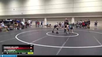 109 lbs Round 3 (6 Team) - Maddox Williams, Backyard Boyz Blue vs Mia Weisbrod, St Lucie Sheriff PAL