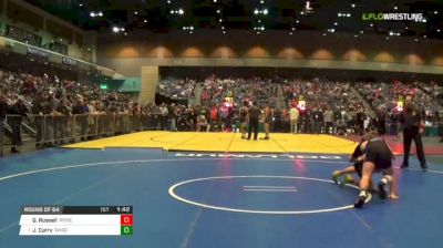 160 lbs Round of 64 - Garrett Russell, Roseburg vs Jaryn Curry, Choctaw