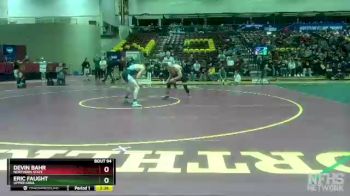 157 lbs Semifinal - Eric Faught, Upper Iowa vs Devin Bahr, Northern State