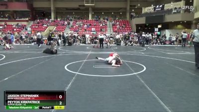 85 lbs Round 5 (6 Team) - Jaxson Stepinsnek, Ridge Wrestling Club vs Peyton Kirkpatrick, SlyFox Silver