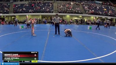 75 lbs Cons. Round 4 - Ryder Mitchell, X-Factor Elite vs Bennett Davis, Pinnacle Wrestling Club