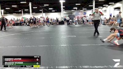 98 lbs Round 1 (4 Team) - Andrew Lichter, Town WC vs Brandon Wunder, Outsiders WC