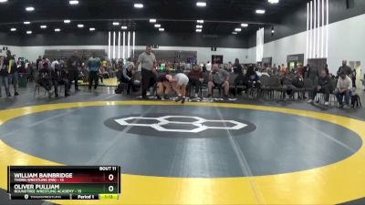 95 lbs Placement Matches (8 Team) - Oliver Pulliam, Roundtree Wrestling Academy vs William Bainbridge, Thorn Wrestling (MN)