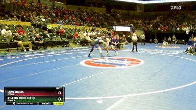 120 Class 2 lbs Cons. Round 1 - Levi Dicus, Potosi vs Keatin Burleson, Seneca