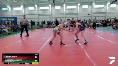 126 lbs Round 2 (8 Team) - Jadon Shanholtz, 84 Athletes vs Caelyb Sides, Tar River WC