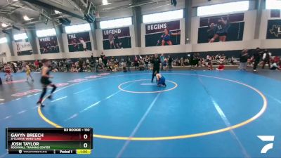 110 lbs Cons. Round 3 - Josh Taylor, Rockwall Training Center vs Gavyn Breech, X-CLUSIVE Wrestling