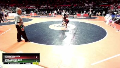 3A 138 lbs Cons. Semi - Damian Resendez, Chicago (Mt. Carmel) vs Donavon Allen, Chicago (Marist)